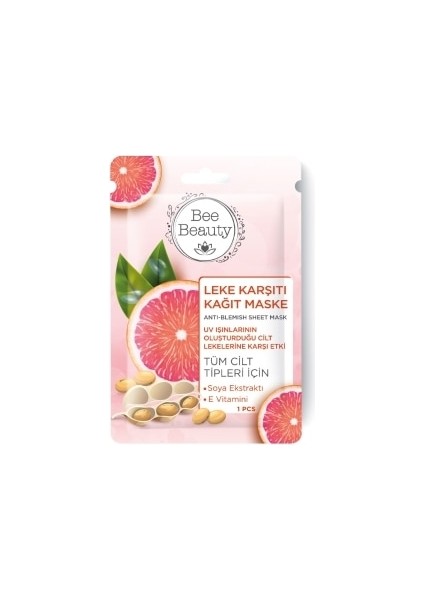 Leke Karşıtı Kağıt Maske 25 ml
