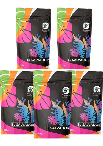 5 x 200 gr El Salvador 1Kg