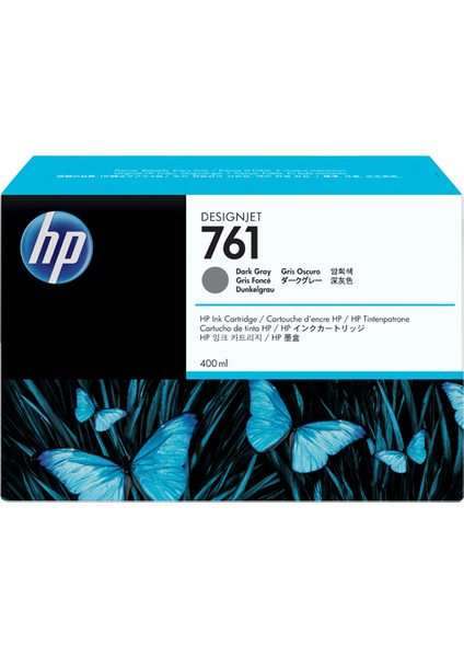 Hp CM996A Koyu Gri Kartuş 761 400ML Designjet T7100 Eski Tarih