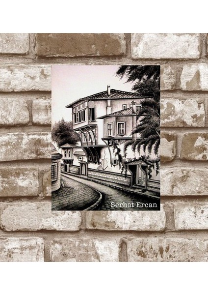 Metal Tarihi Sokak Retro Poster (29X19)