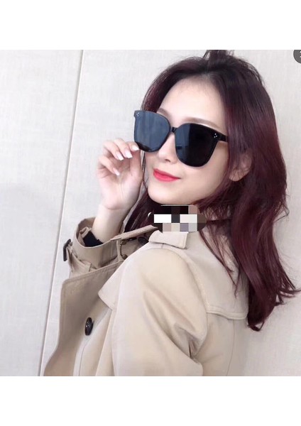 Kadın Vintage Kare Güneş Gözlüğü - Siyah/gri (Yurt Dışından) fiyatları