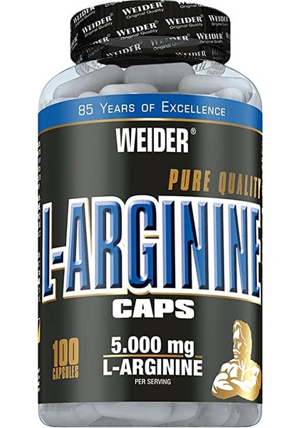 Weıder L-Arginin Kapsülleri Porsiyon Başına 5.000 Mg Arginin