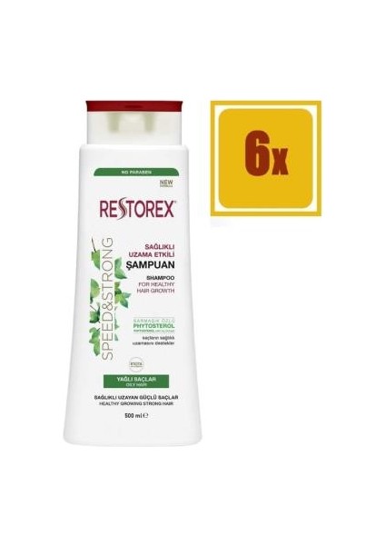 Yağlı Saçlar Şampuan 500 ml 6 Adet indirimleri