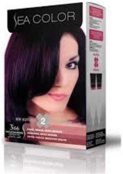 3.66 Patlıcan Moru Set Boya 2 Kutu (Her Kutuda; 2 Tüp Boyası (2X50 Ml) +Oksidasyon 75ML fiyatları