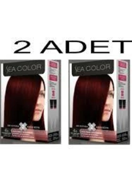 4.6 Kestane Kızılı Set Boya 2 Kutu (Her Kutuda; 2 Tüp Boyası (2X50 Ml) +Oksidasyon 75ML fiyatları