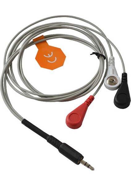 Roba Olimex Ekg-Emg Shıeld Elektrot Kablo Arduino Ekg Ecg Emg 100CM 3 Sensör Kablosu 3.5mm Soket Nabız