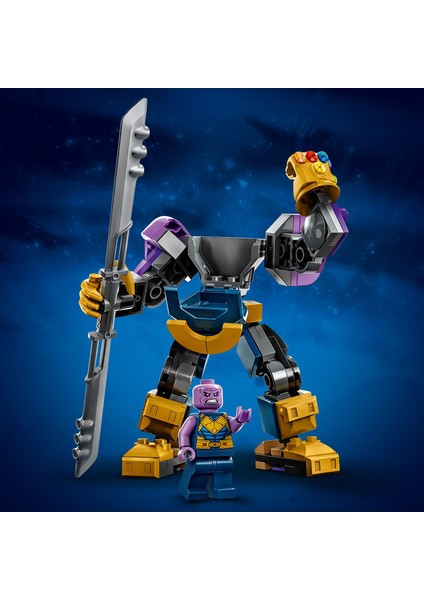 Marvel Thanos Robot Zırhı 76242 - 6 Yaşve Üzeri Çocuklar Için Avengers Figürü Oyuncak Yapım Seti (113 Parça)