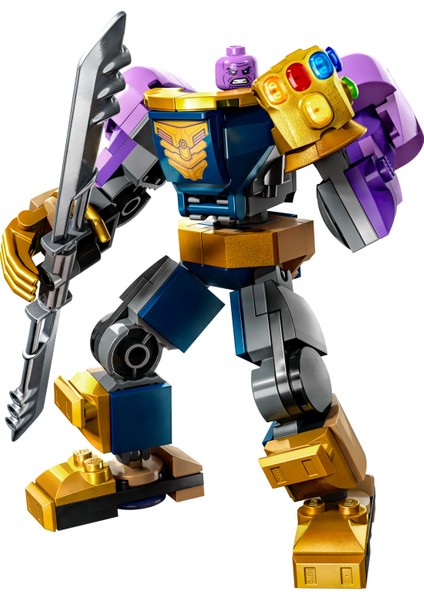 Marvel Thanos Robot Zırhı 76242 - 6 Yaşve Üzeri Çocuklar Için Avengers Figürü Oyuncak Yapım Seti (113 Parça)