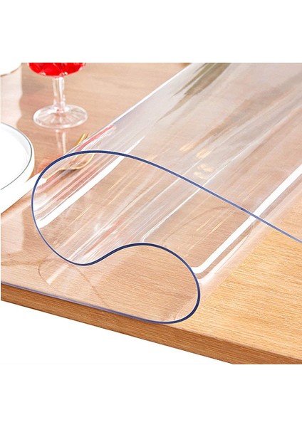 Camsı Şeffaf Masa Koruyucu Tüm Ebatları 1.4 mm