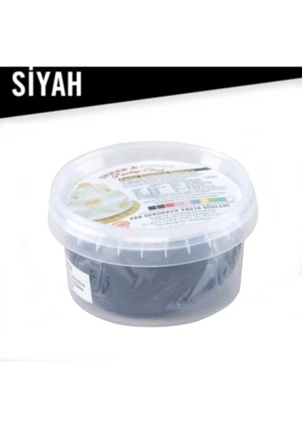 Şeker Hamuru Siyah 200 gr
