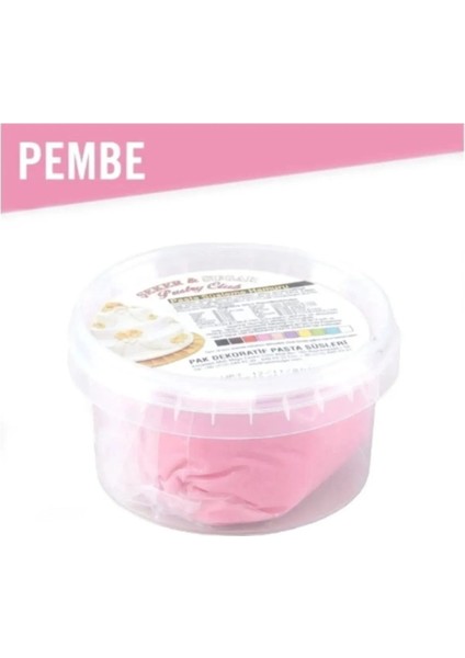 Pembe Şeker Hamuru 200 gr