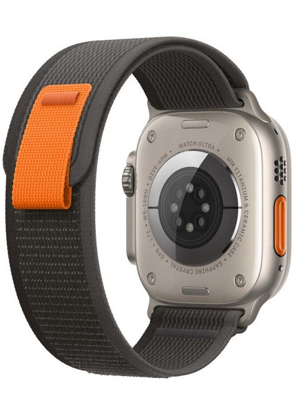 Apple Watch 7 41MM Wiwu Trail Loop Naylon Örgü Işlemeli Hasır Kordon Strap Kayış
