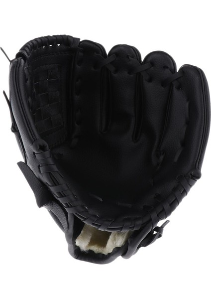 Beyzbol Voleybol Eldivenleri Aşınma Dirençli Eldiven Sağ El Atıcı Genç Yetişkin Siyah (Yurt Dışından)