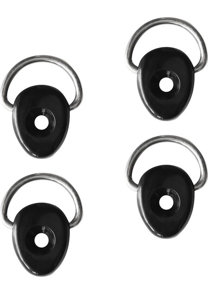 Güverte Arma Için D-Ring ile Prettyia 4pcs Kayak Döngü Güverte Takımı (Yurt Dışından)