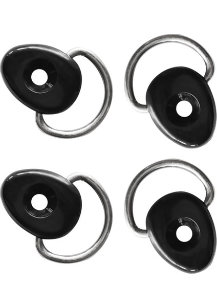 Güverte Arma Için D-Ring ile Prettyia 4pcs Kayak Döngü Güverte Takımı (Yurt Dışından)