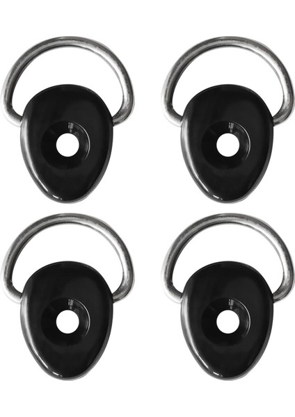 Güverte Arma Için D-Ring ile Prettyia 4pcs Kayak Döngü Güverte Takımı (Yurt Dışından)