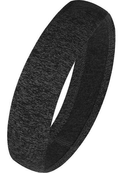 Erkek Kadın Spor Salonu Tenis Basketbol Ter Bandı Saç Bandı Siyah (Yurt Dışından)