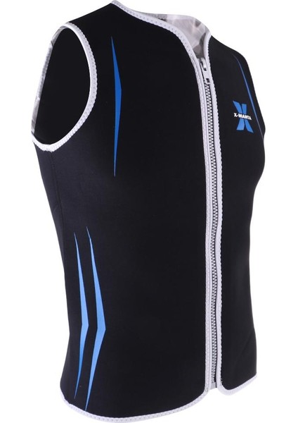 Erkek 3mm Neopren Wetsuit Yelek Kolsuz Ön Zip Ceket M Siyah (Yurt Dışından)