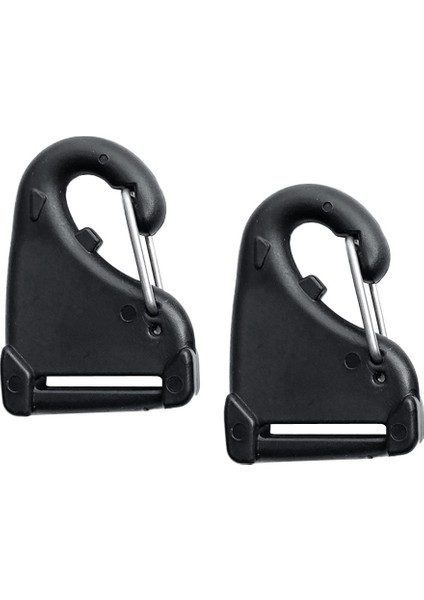 2 Pcs Naylon Asma Woking Carabiner Hook Kayış Klipsi Açık Spor Kaynağı (Yurt Dışından)