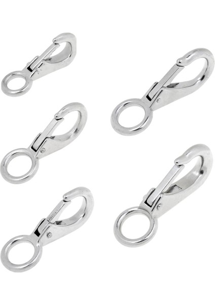 304 Paslanmaz Çelik Döner Snap Hooks, Snap Prangalar, Tekne 0# 4.8cm (Yurt Dışından)