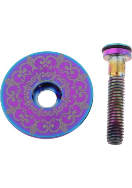 Risk Titanyum Alaşım Bisiklet Bisiklet Kulaklığı Gövdesi Üst M6 Vida Kiti Çok Renkli Totem (Yurt Dışından) indirimleri