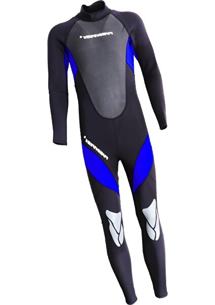 3mm Erkekler Şnorkel Için Wetsuit Kumaş Tüplü Dalış Sörf Yüzme Mavi Xxl (Yurt Dışından)