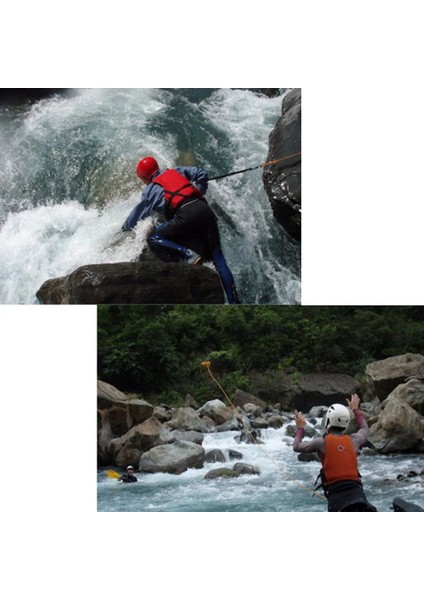Kayak Atma Torbası Çizgisi / Yüzen Ip ile Çanta 16 Metre Yansıtıcı Ip Kırmızı Siyah Çanta (Yurt Dışından)