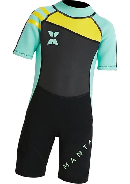 Kısa Kollu Wetsuit Scuba Kısa Islak Takım Fullsuit Scuba Dalış M (Yurt Dışından)