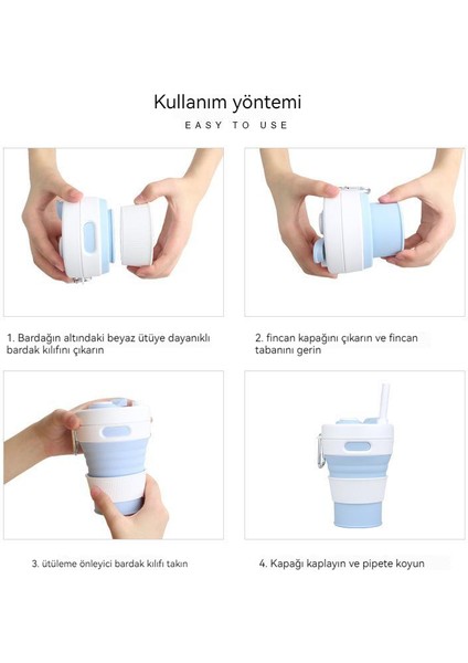 Açık Taşınabilir Katlanabilir Teleskopik Sıkıştırılmış Su Bardağı Seyahat Katlanabilir Su Bardağı (Yurt Dışından)