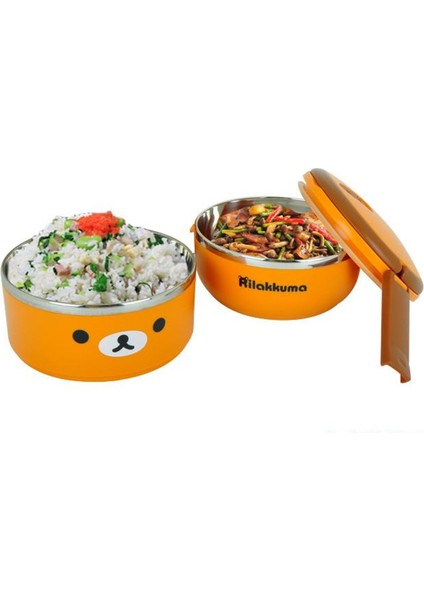 2 Katmanlı Termal Öğle Yemeği Kutusu Çocuklar Için Termos Gıda Konteyner Paslanmaz Çelik Yalıtım Böğle Yemeği Kutusu Termos Kahverengi (Yurt Dışından) fırsatları