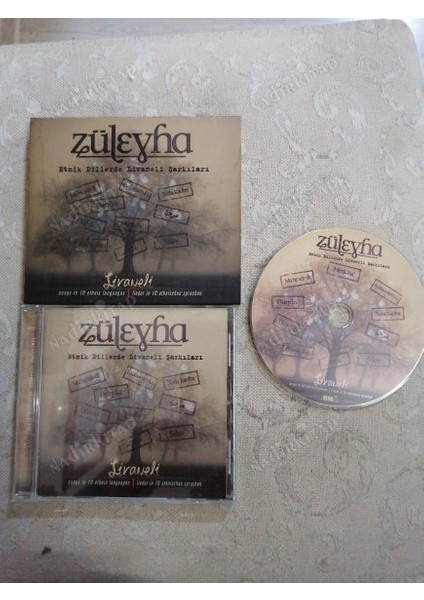 Züleyha - Etnik Dillerde Livaneli Şarkıları - 2010 Türkiye Basım - CD Albüm