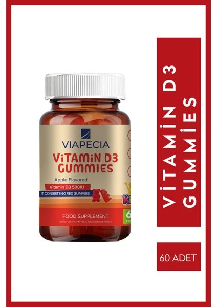 Vitamin D3 Gummies 60 adet