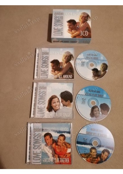 Golden Love Songs - 3 CD Lik Box Set - 2006 Avrupa Basım CD Box Set