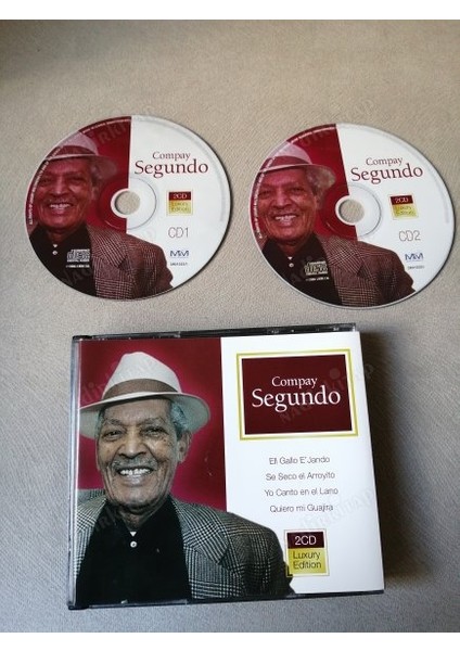 Compay Segundo - Compay Segundo - Luxury Edıtıon - 2 CD Lik Box Set ( 32 Güzel Parça ) - 2003 Avrupa Basım Albüm CD