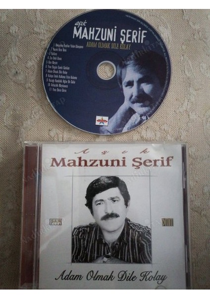 Mahzuni Şerif - Adam Olmak Dile Kolay - ( Şah Plak ) Türkiye Basım CD Albüm