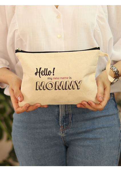 Mommy Clutch %100 Pamuk Çanta - Anneye Hediye