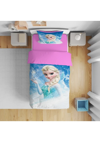 Erays Home Erayshome Frozen Elsa 3D Tek Kişilik Nevresim Takımı