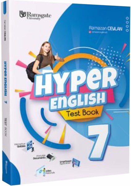 Hiper Zeka Yayınları 7. Sınıf Hyper English Test Book - Ramazan Ceylan