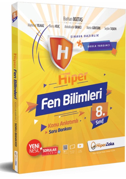 Yayınları 8. Sınıf Hiper Fen Bilimleri Konu Anlatımlı & Soru Bankası