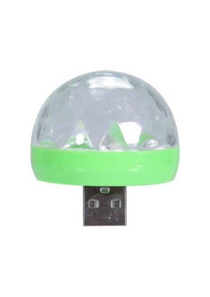 Mini Rgb Araba Flaşı Dj Disko Topu Sihirli Efekt (Yurt Dışından)