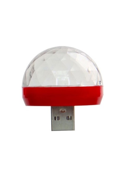 Mini Rgb Araba Flaşı Dj Disko Topu Sihirli Efekt (Yurt Dışından)