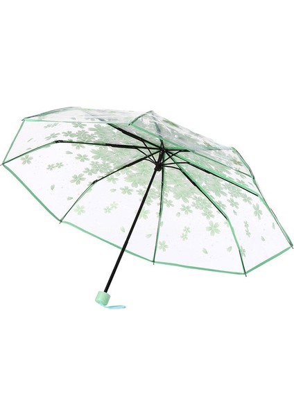 Moda Uv Karşıtı Güneş/yağmur Şemsiyesi Şeffaf Şemsiye (Yurt Dışından)