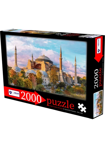 Adam Games Ayasofya Camii 2000 Parça Puzzle Yapboz