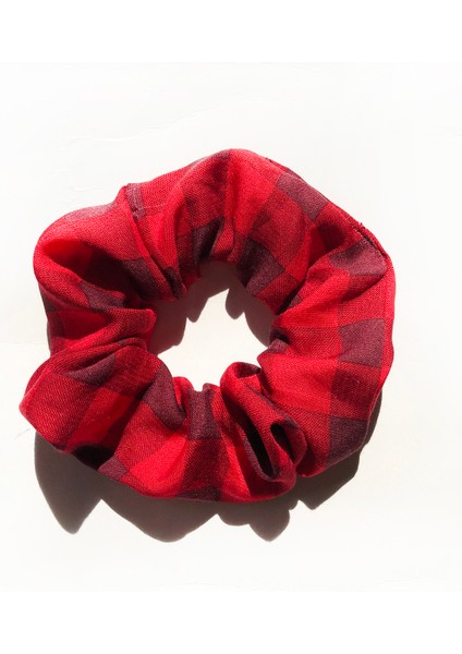 Desenli Scrunchie Simit Lastik Toka