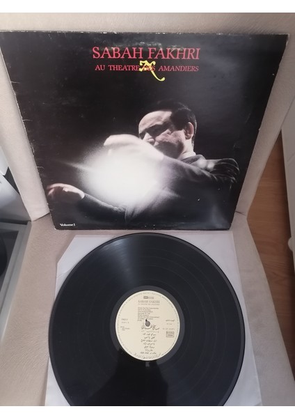 Sabah ‎- Au Theatre Des Amandiers - 1985 Suriye Basım Albüm - Nadir 33 Lük Lp Plak