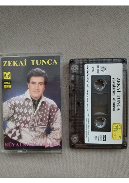 Zekai Tunca - Rüyalarım Olmasa - 1988 Türkiye Basım Kaset Albüm