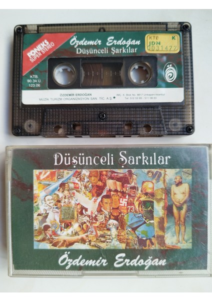 Özdemir Erdoğan – Düşünceli ŞARKILAR-1990TÜRKIYE Basım Kaset Albüm