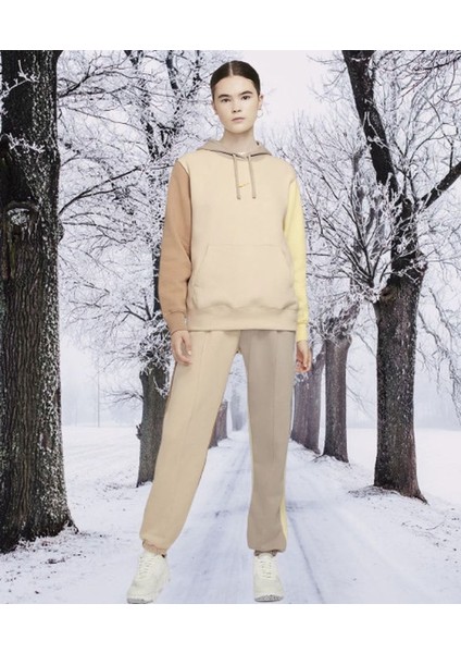 Sportswear Essential Color Block Kadın Eşofman ALTI-DJ6151-219 (Bir Beden Küçük Almanızı Öneriyoruz.) fiyatları