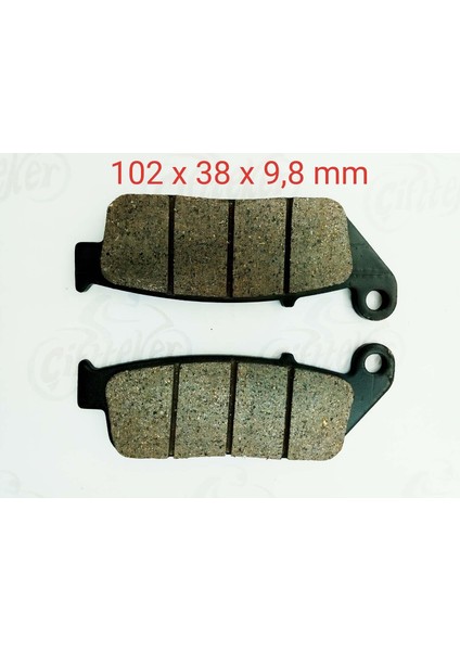 Mondial 180 Z-One S Ön Fren Disk Balatası Orj *