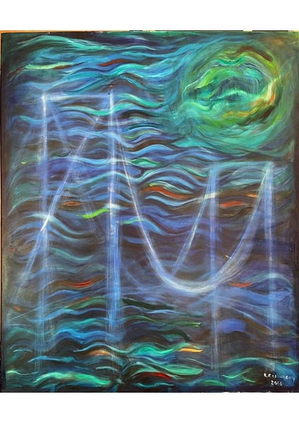 Ruhumdaki Köprü Kanvas Üzerine Yağlı Boya 100X120